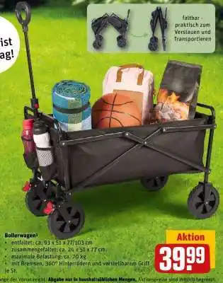REWE Bollerwagen Angebot