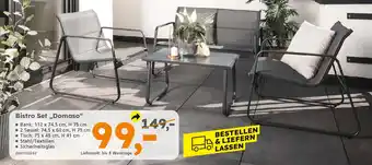 Globus Baumarkt Bistro Set,,Domaso" Angebot