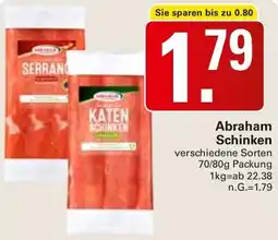 WEZ Abraham Schinken Angebot