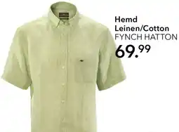 Peek & Cloppenburg FYNCH HATTON Hemd Leinen/Cotton Angebot