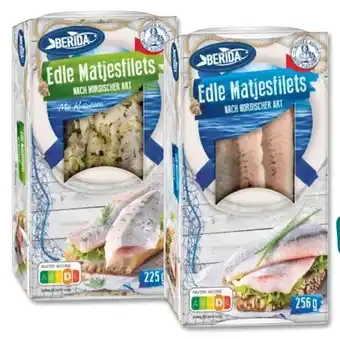 PENNY Berida Edle Matjes filets nach nordischer Art mit wenig Öl Angebot
