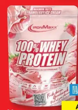 Lidl IronMaxx 100% Whey Proteinpulver Strawberry Ice Cream Angebot