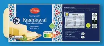 Lidl Milbona Kashkaval Käse Angebot