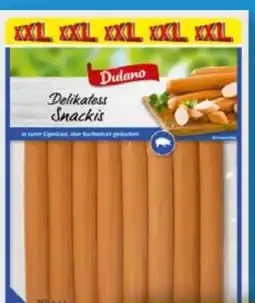 Lidl Dulano Snackis Würstchen XXL Angebot