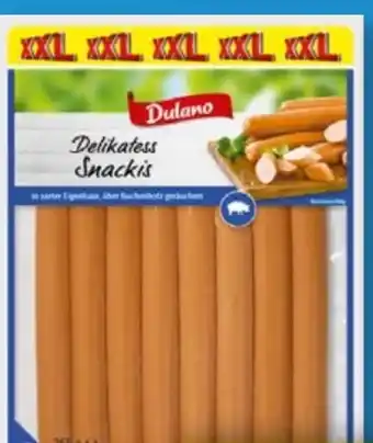 Lidl Dulano Snackis Würstchen XXL Angebot
