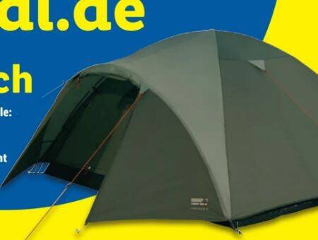 High Peak 3-Personen-Zelt Nevada 4 Angebot bei Lidl