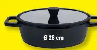 Lidl Livarno Home Aluguss-Servierpfanne 28 cm Angebot
