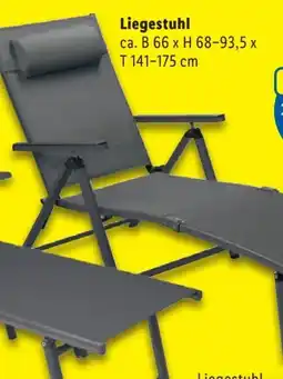 Lidl Livarno Home Aluminium-Liegestuhl Houston Angebot