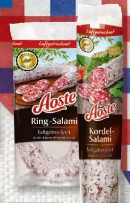 Lidl Aoste Luftgetrocknete Ring-Salami Angebot