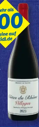 Lidl Côtes du Rhône Villages Angebot