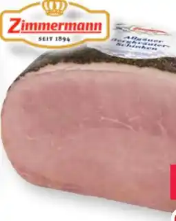 Scheck-in-Center Fleischwerke Zimmermann Allgäuer Bergkräuter Schinken Angebot
