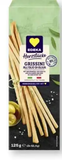 Scheck-in-Center Edeka Herzstücke Grissini Angebot