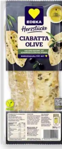 Scheck-in-Center Edeka Herzstücke Ciabatta Olive Angebot