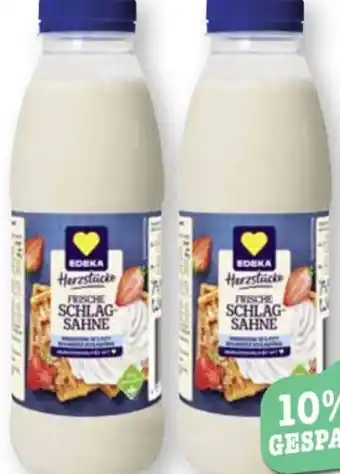 Scheck-in-Center Edeka Herzstücke Frische Schlagsahne Angebot