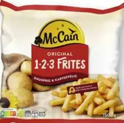 Scheck-in-Center McCain 1-2-3 Frites Angebot