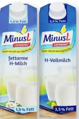 Scheck-in-Center Minus L Laktosefreie Haltbare Milch Angebot