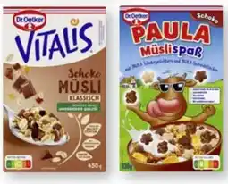 Scheck-in-Center Dr. Oetker Vitalis Müsli Angebot