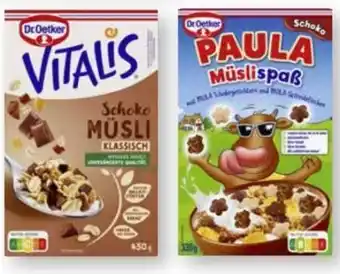 Scheck-in-Center Dr. Oetker Vitalis Müsli Angebot
