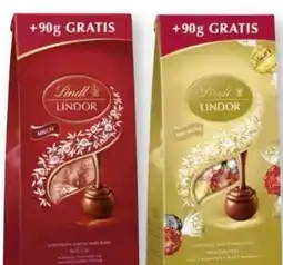 Scheck-in-Center Lindt Lindor Milch Angebot