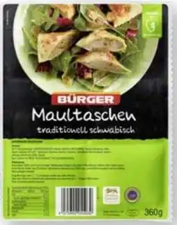 Scheck-in-Center Bürger Maultaschen Angebot