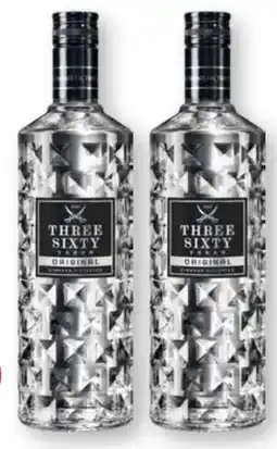 Scheck-in-Center Three Sixty Vodka Original Angebot