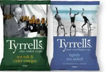 Scheck-in-Center Tyrrells Chips sea salt & cider vinegar Angebot