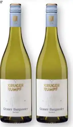 Scheck-in-Center Kruger-Rumpf Grauer Burgunder Angebot