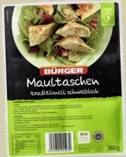 Edeka Bürger Schwäbische traditionell Maultaschen Angebot