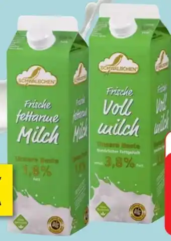 Edeka Schwälbchen Frische fettarme Milch Angebot