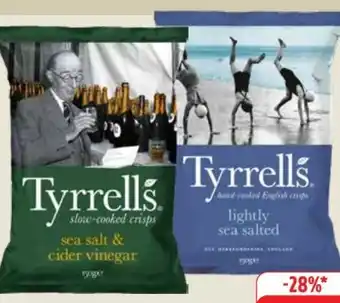 Edeka Tyrrells Chips sea salt & cider vinegar Angebot