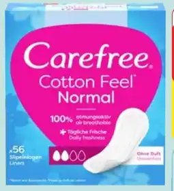 Edeka Carefree Cotton Feel Normal Slipeinlagen Angebot
