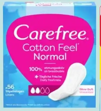 Edeka Carefree Cotton Feel Normal Slipeinlagen Angebot