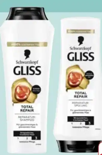 Edeka Schwarzkopf Gliss Kur Total Repair Shampoo Angebot