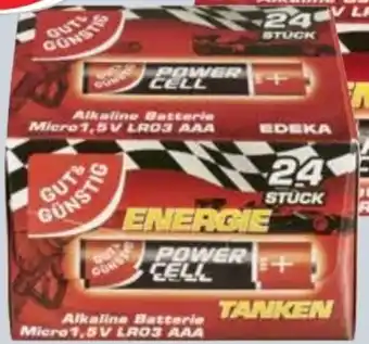 Edeka Gut & Günstig Alkaline-Batterien Mignon AAA Angebot