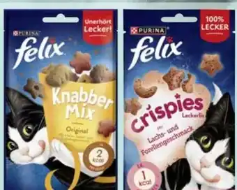 Edeka Purina Felix Knabber-Mix Original Angebot
