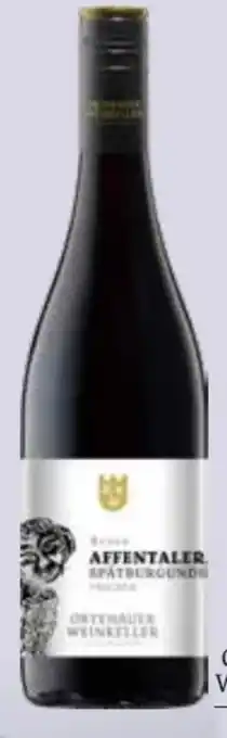 Edeka Ortenauer Weinkeller Affentaler Spätburgunder Rotwein Angebot