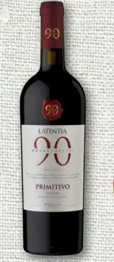 nahkauf Latentia Winery Novantaceppi Primitivo Angebot