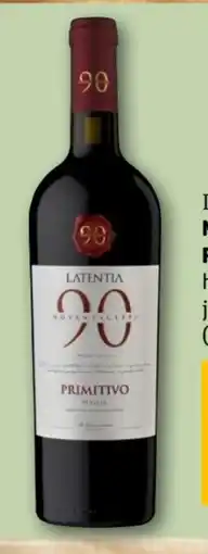 REWE Center Latentia Winery Novantaceppi 90 Primitivo Angebot