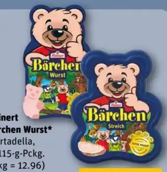 REWE Center Reinert Bärchen-Wurst Angebot