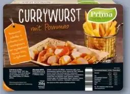 REWE Center Prima Menü Currywurst mit Pommes Angebot