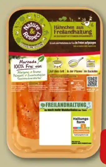 REWE Center Nature & Respect Freiland-Hähnchen-Innenfilets Angebot