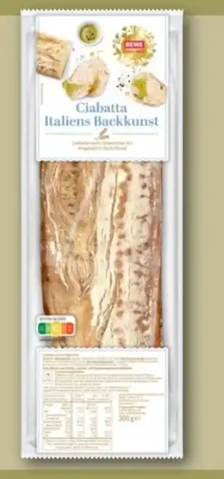 REWE Center Rewe Feine Welt Italiens Backkunst Ciabatta Angebot