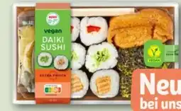 REWE Center Rewe to go Sushi Daiki Vegan Angebot