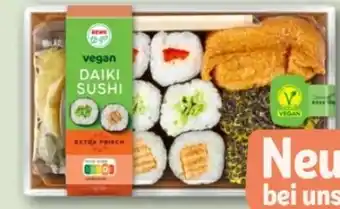 REWE Center Rewe to go Sushi Daiki Vegan Angebot