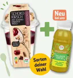 REWE Center Rewe to go Kombiangebot Smoothie + Müsli Angebot
