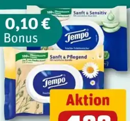 REWE Center Tempo Feuchtes Toilettenpapier Angebot