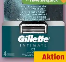 REWE Center Gillette Intimate Rasierklingen Angebot