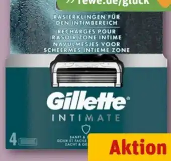 REWE Center Gillette Intimate Rasierklingen Angebot
