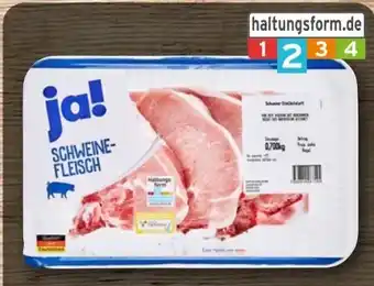 REWE ja! Schweine Stielkotelett Angebot