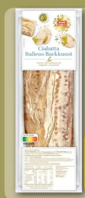 REWE Rewe Feine Welt Italiens Backkunst Ciabatta Angebot